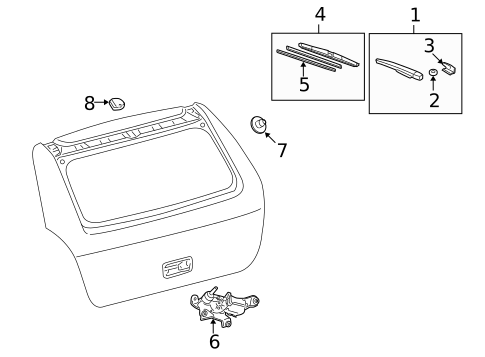 Wipers for 2009 Pontiac Vibe #1