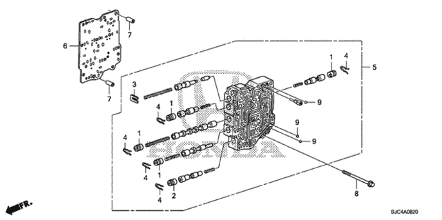 AT Secondary Body (1) for 2007 Honda Ridgeline #0