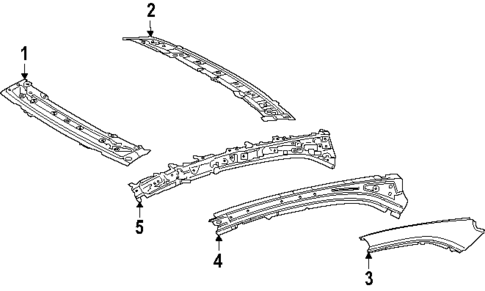 Roof & Components for 2025 Toyota Camry #2