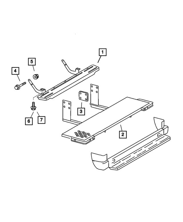 5104056AA - Body Sheet Metal Except Doors: Towing Mounting Plate for Mopar Image