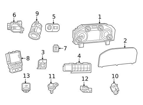 Instrument Panel for 2024 Ram 3500 #1