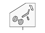 1K1898001 - HVAC: HVAC Heater Mode Door Lever for Volkswagen Image