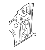 8R0802123 - Body: Inner Hinge Pillar for Audi Image image