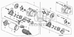 31202RRAA51 - Engine: BOLT for Honda Image