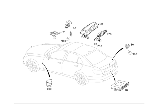 Taxi Additional Parts for 2014 Mercedes-Benz E400 #0