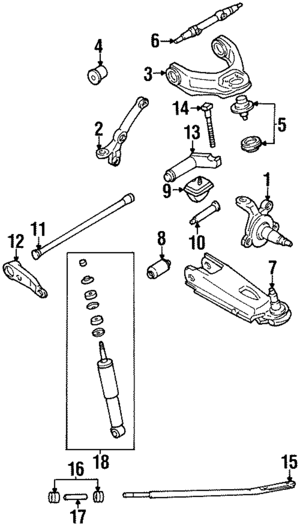 54560-01G00 - Lower Control Arm Bushing 1986-1997 Nissan 54560-01G00 - Lower Control Arm Bushing 1986-1997 Nissan