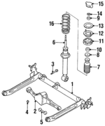 5621031U25 - : Shock Absorber for Nissan: Maxima Image