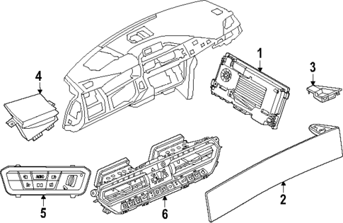 Cluster & Switches for 2025 BMW M440i Gran Coupe #0