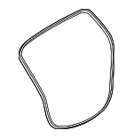 KMV662761 - Body: Weather-strip On Body for Mazda Image