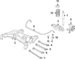 1243262300 - Suspension: Shock Absorber for Mercedes-Benz Image