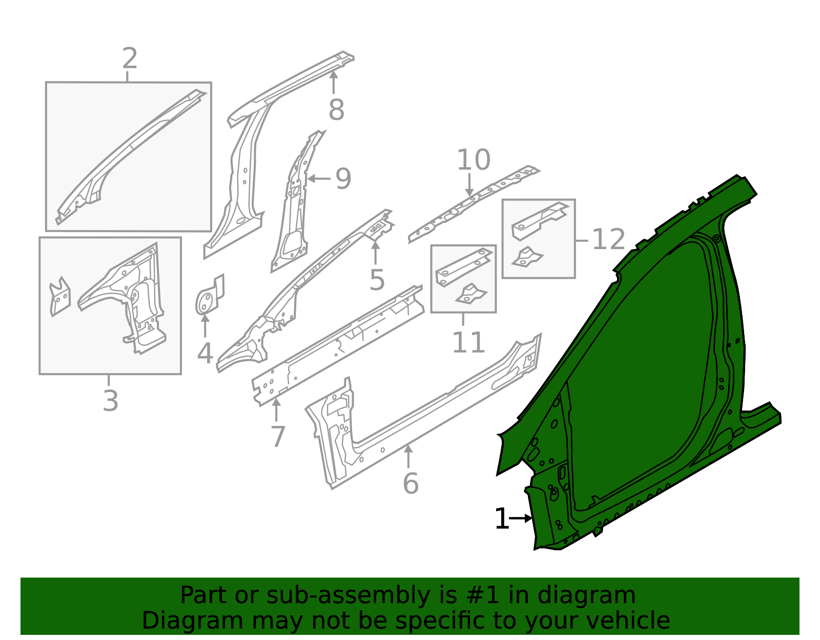 2012-2018 Ford Focus Aperture Panel CM5Z-58211A10-A | Varsity Ford