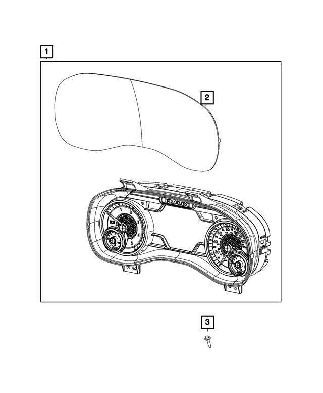 68361610AI - Electrical: Instrument Panel Cluster for Mopar Image image