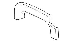EK4Z61424B36AB - Body: Door Window Molding for Ford Image