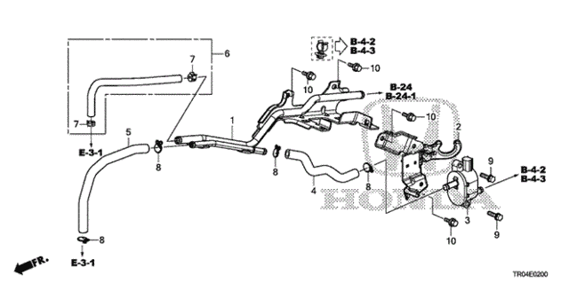 Install Pipe - Tubing (2.4L) for 2012 Honda Civic #0