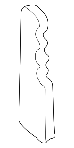 55076221 - Body: Handle, Inside Retainer for Jeep: Wrangler Image