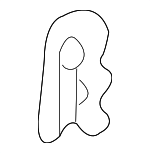 J4005122 - Body: Handle, Outside Pin for Mopar Image