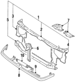 6250065E10 - : Support Assembly for Nissan Image