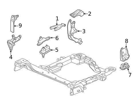 Engine & Trans Mounting for 1999 Chevrolet Venture #0
