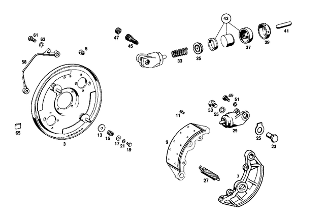 1104203485 - : Brake Cable for Mercedes-Benz Image