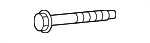 910105010016 - Suspension: Shock Mount Bolt for Mercedes-Benz Image