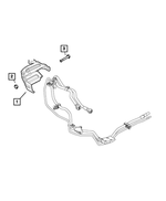 68290200AA - Fuel: Fuel Line Shield for Mopar Image