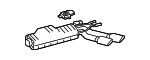 4634902903 - Exhaust: Exhaust Muffler for Mercedes-Benz Image