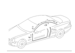 2156970151 - Covering and Lining: Edge Guard for Mercedes-Benz: CL500, CL55 AMG Image