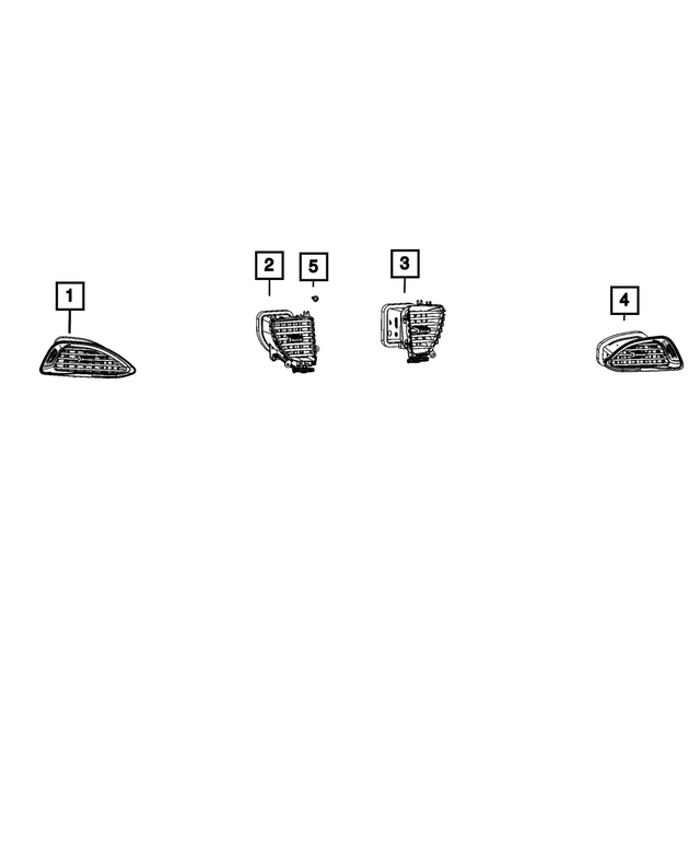 6WG811X9AA - Interior Trim: Air Conditioning &amp; Heater Outlet for Mopar Image image