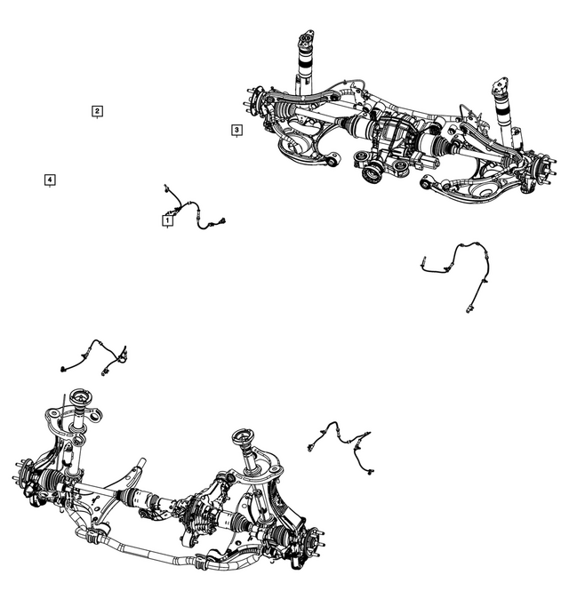 1BP02327AA - Electrical: Anti-lock Brakes Sensor, Bproauto, Front Left for Mopar Image image