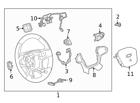 Cruise Control for 2024 Chevrolet Traverse Limited #0