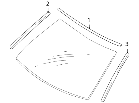 Reveal Moldings for 2010 Mitsubishi Endeavor #0