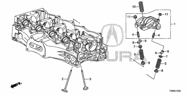 Valve - Rocker Arm (2.0L) for 2014 Acura ILX #0