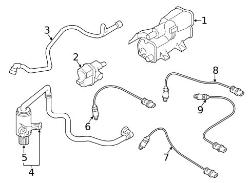 Emission Components for 2012 BMW 128i #0