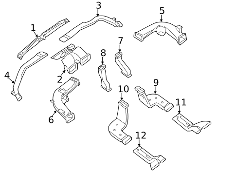 Ducts for 2013 Nissan Sentra #0