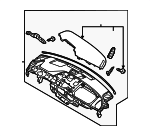 84710L0000NNB - Body: Instrument Panel for Hyundai Image