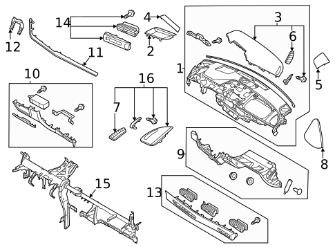 Instrument Panel for 2022 Hyundai Sonata #0