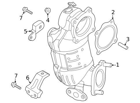 Exhaust Manifold for 2023 Kia Sportage #0