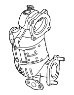 285002MAE0 - Exhaust: Mnfd W/Converter for Kia Image