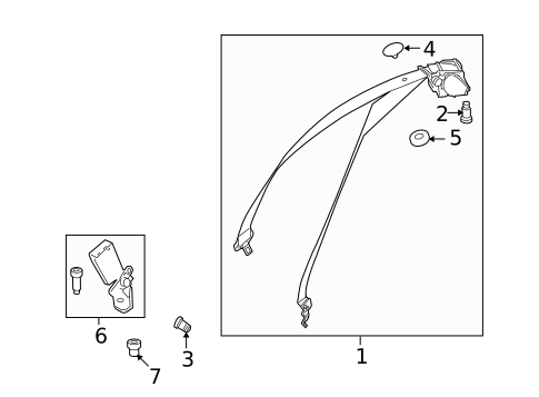 Seat Belt for 2013 Mercedes-Benz E 350 #4