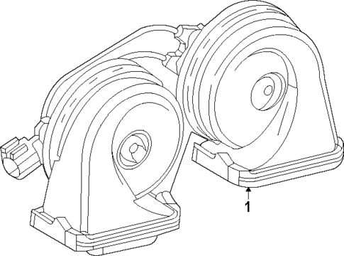 Horn for 2024 Chevrolet Blazer EV #0