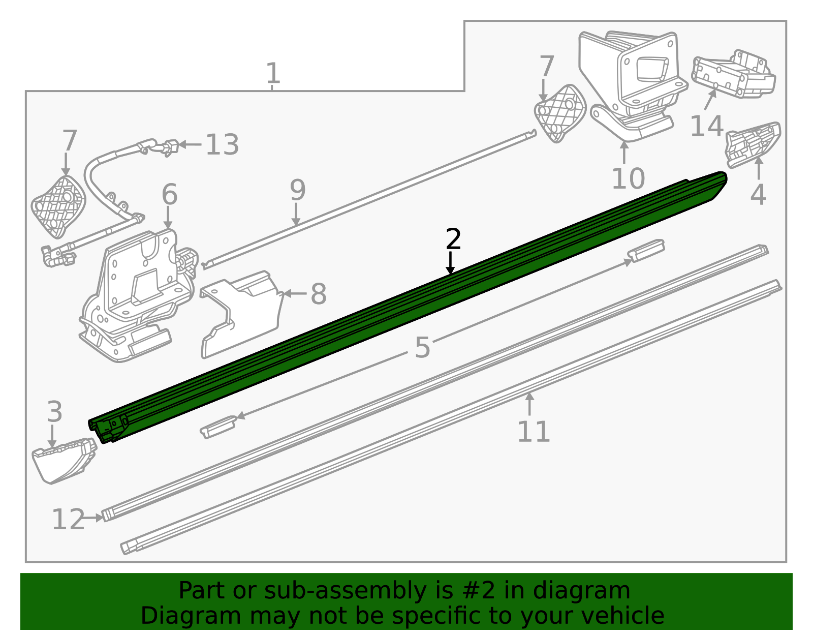 GM カタログ 84676713 - Running Board Step 2020-2025 GM | GM Parts Warehouse