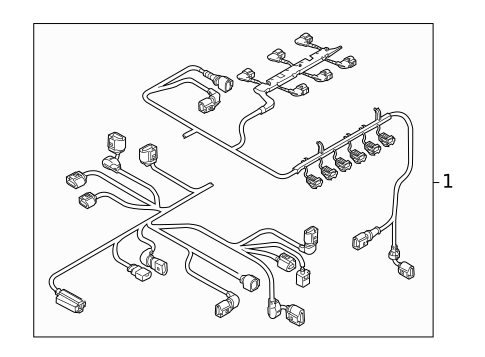 Wiring Harness for 2009 Audi TT Quattro #0