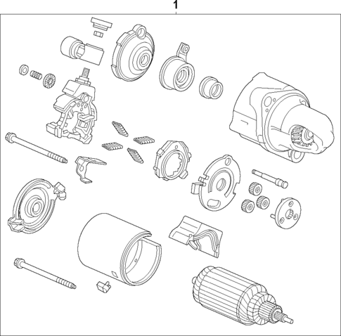 Starter for 2021 Acura RDX #0
