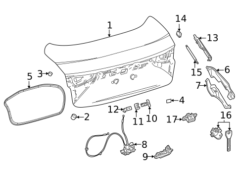Lid & Components for 2025 Toyota Mirai #0