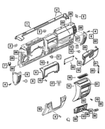5EM28XDV - : Glovebox Latch for Mopar Image