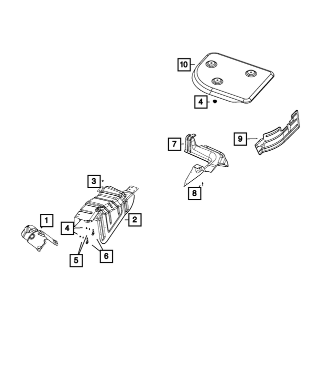 68261800AA - Exhaust: Heat Shield for Mopar Image