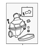 13717843290 - Engine: Air Cleaner Assembly for BMW Image