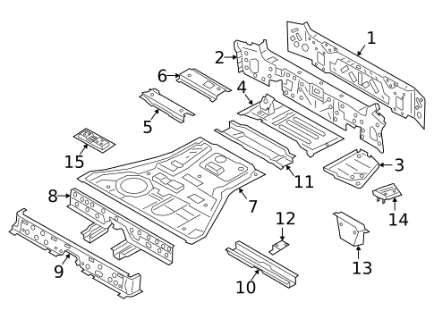 Rear Body for 2025 BMW X5 #0
