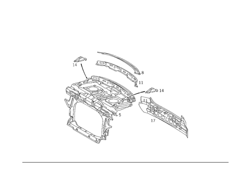 Rear End for 2003 Mercedes-Benz CLK 430 #0