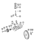 5179425AB - 3.0L Turbo Diesel; Engine: Connecting Rod for Mopar Image